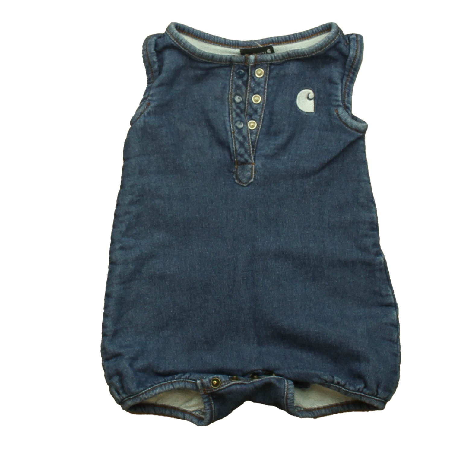 Carhartt Girls Blue Romper Size: 9 Months Blue