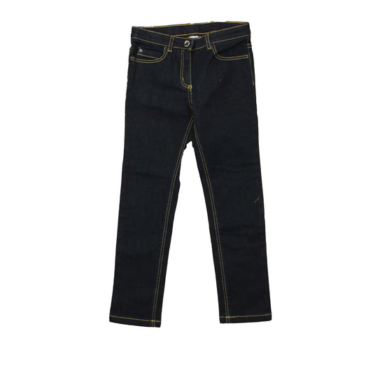 Jacadi Girls Blue Jeans Size: Big Girl Blue