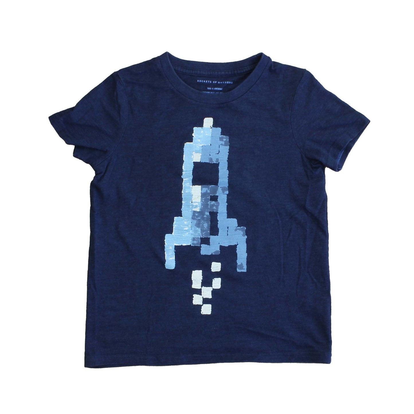 Rockets Of Awesome Boys Blue T-Shirt Size: 4-5T