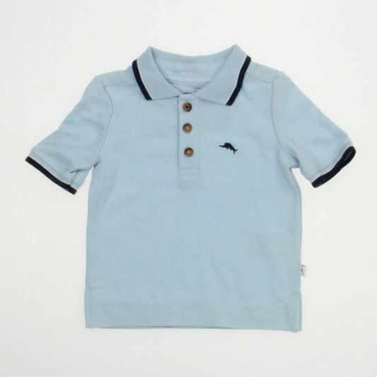 Tommy Bahama Boys Blue Polo Shirt Size: 12 Months Blue