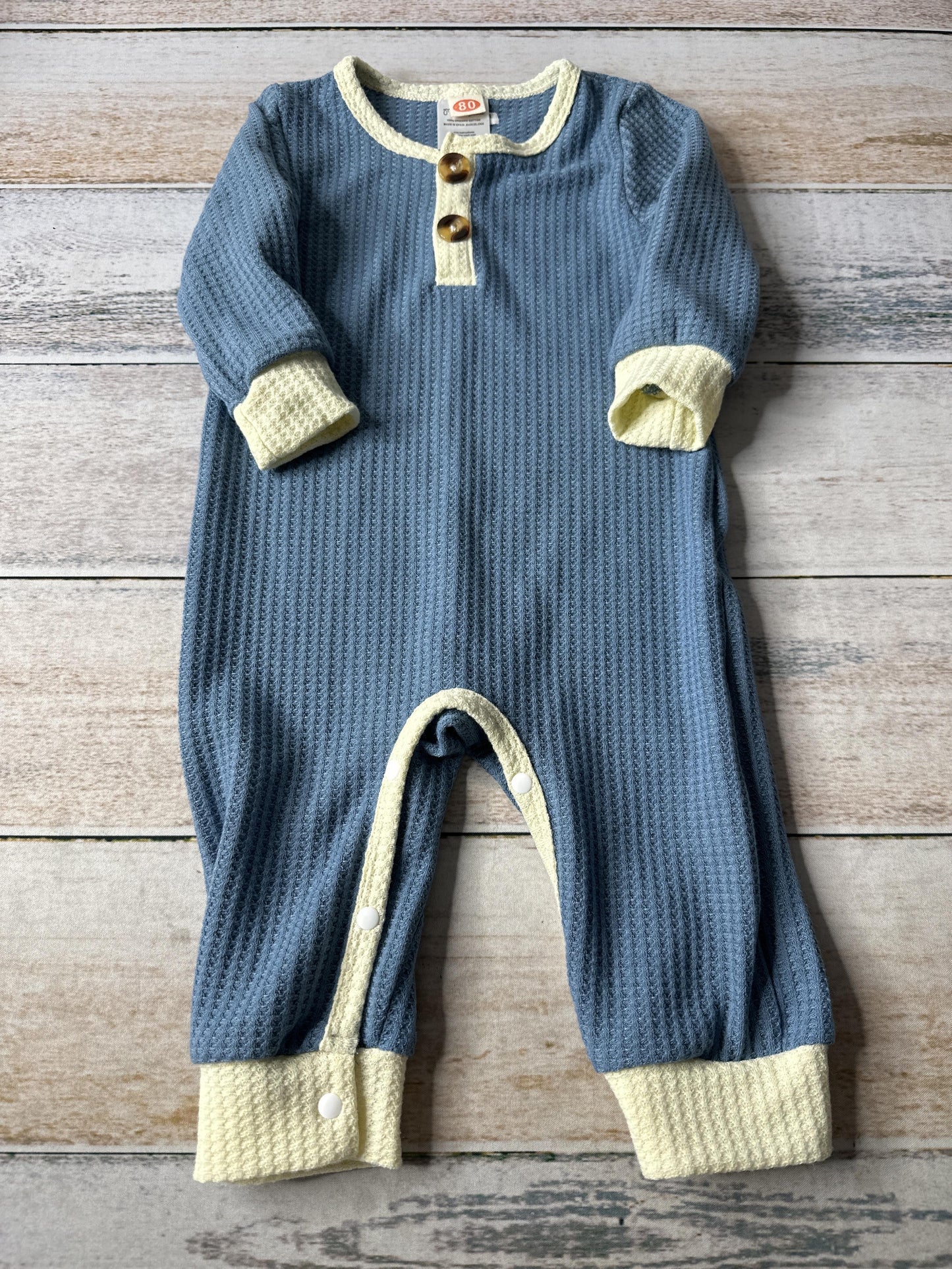 Mama Siesta Boys Blue Long Sleeve Outfit Size: 9-12 Months Blue