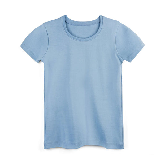 Mightly Girls Blue T-Shirt Size: 6-14 Years Blue