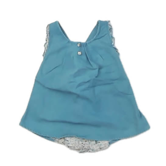 La Faute Voltaire Girls Blue Blouse Size: 4-5T Blue