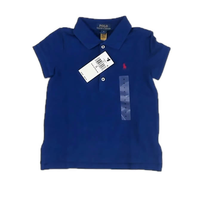 Ralph Lauren Boys Blue Polo Shirt Size: 4T Blue
