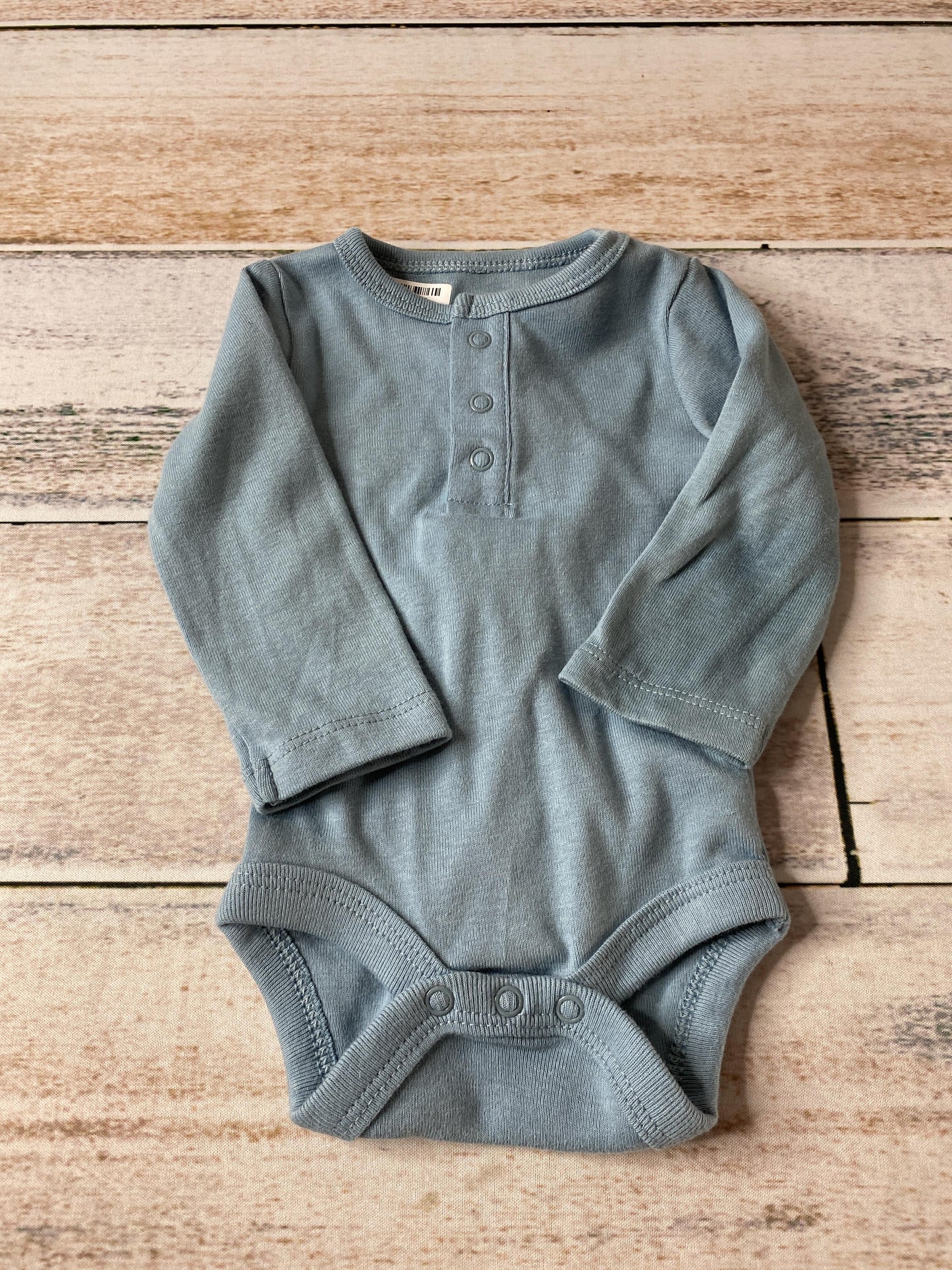 Cloud Island Unisex Blue Onesie Size: Newborn Blue