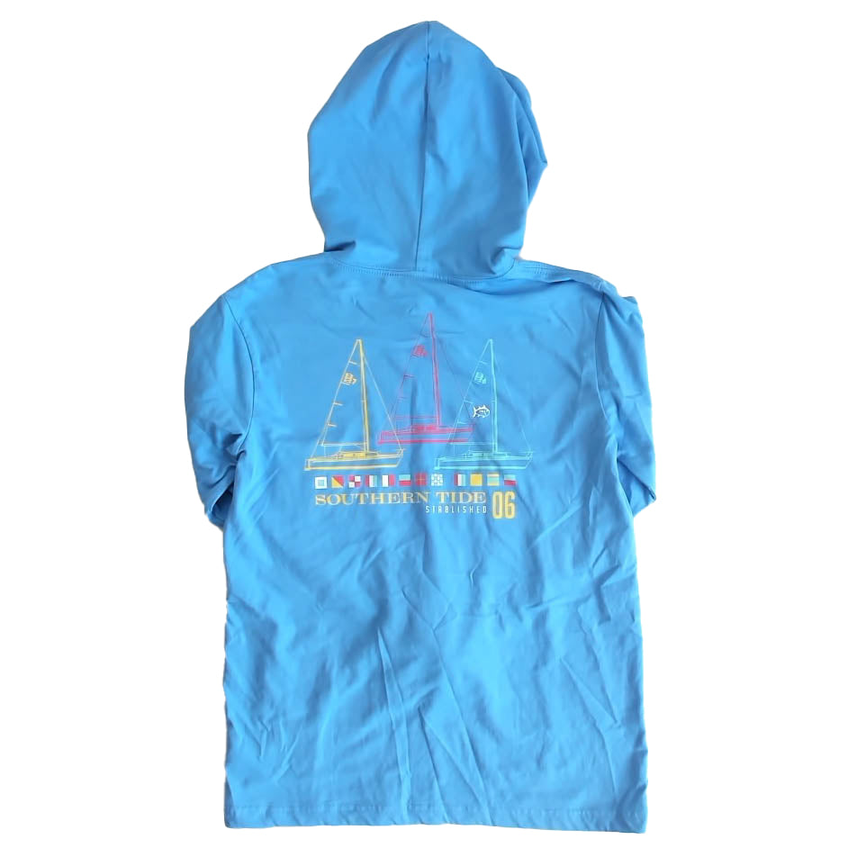 Southern Tide Boys Blue Long Sleeve T-Shirt Size: 12-14 Years Blue