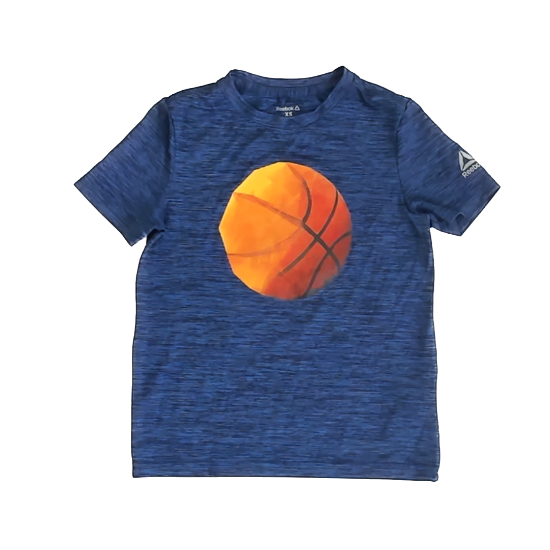 Reebok Boys Blue Athletic Top Size: 6-8 Years Blue