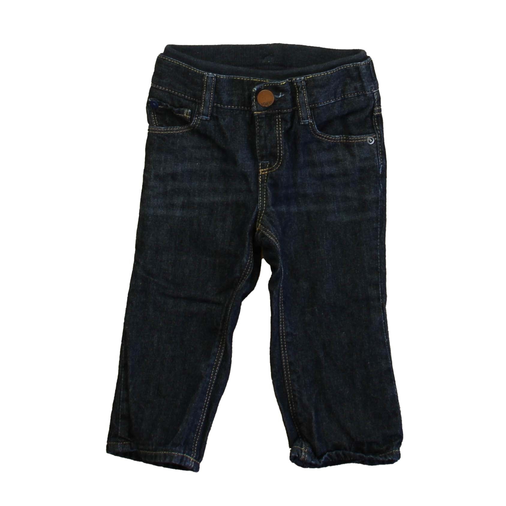 Gap Girls Blue Jeans Size: 12-18 Months Blue