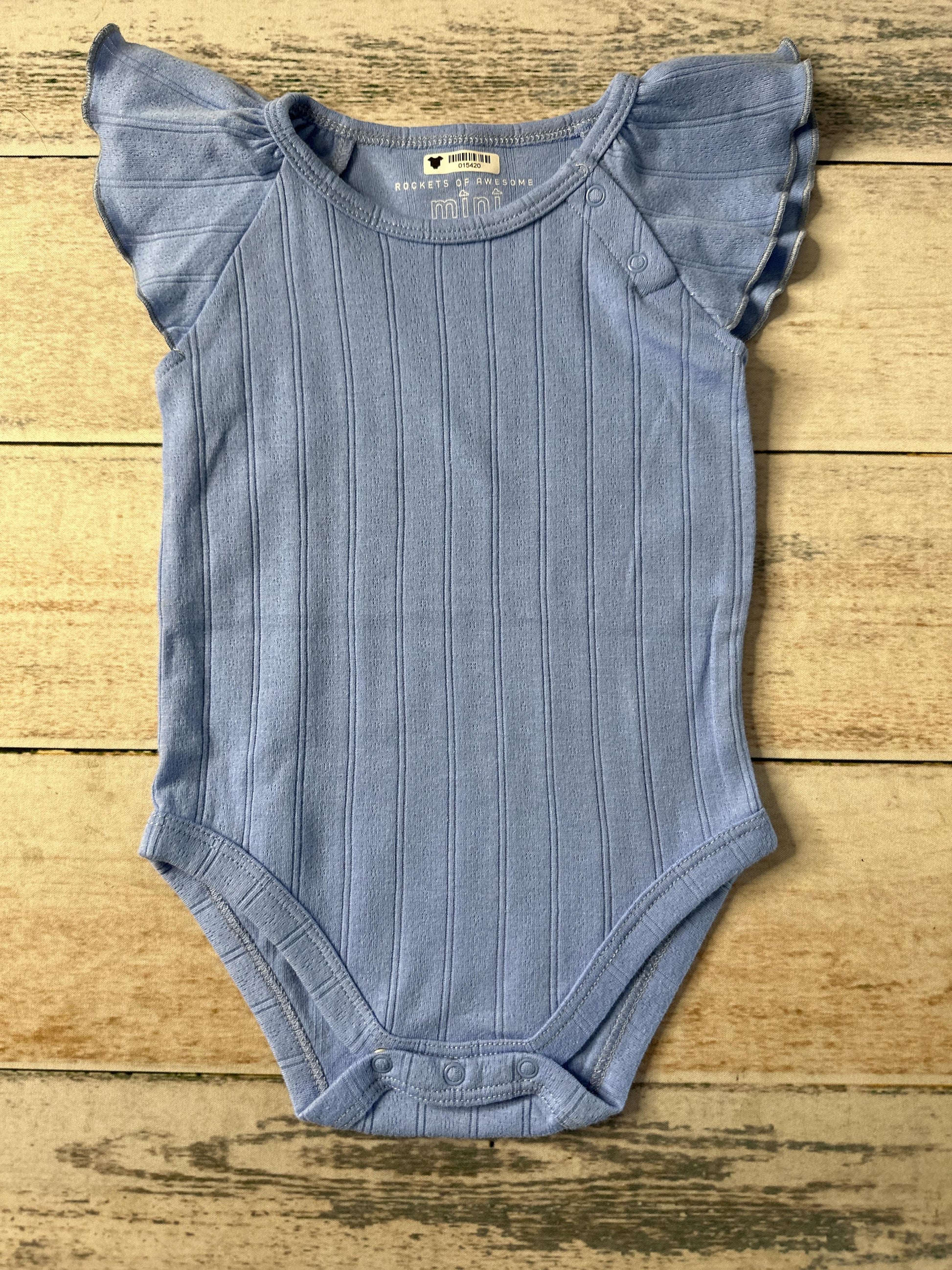 Rockets of Awesome Girls Blue Onesie Size: 12-18 months Blue