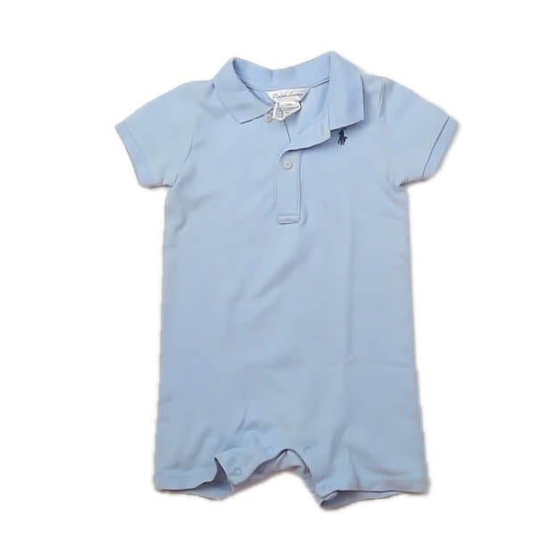 Ralph Lauren Boys Blue Romper Size: 9 Months Blue
