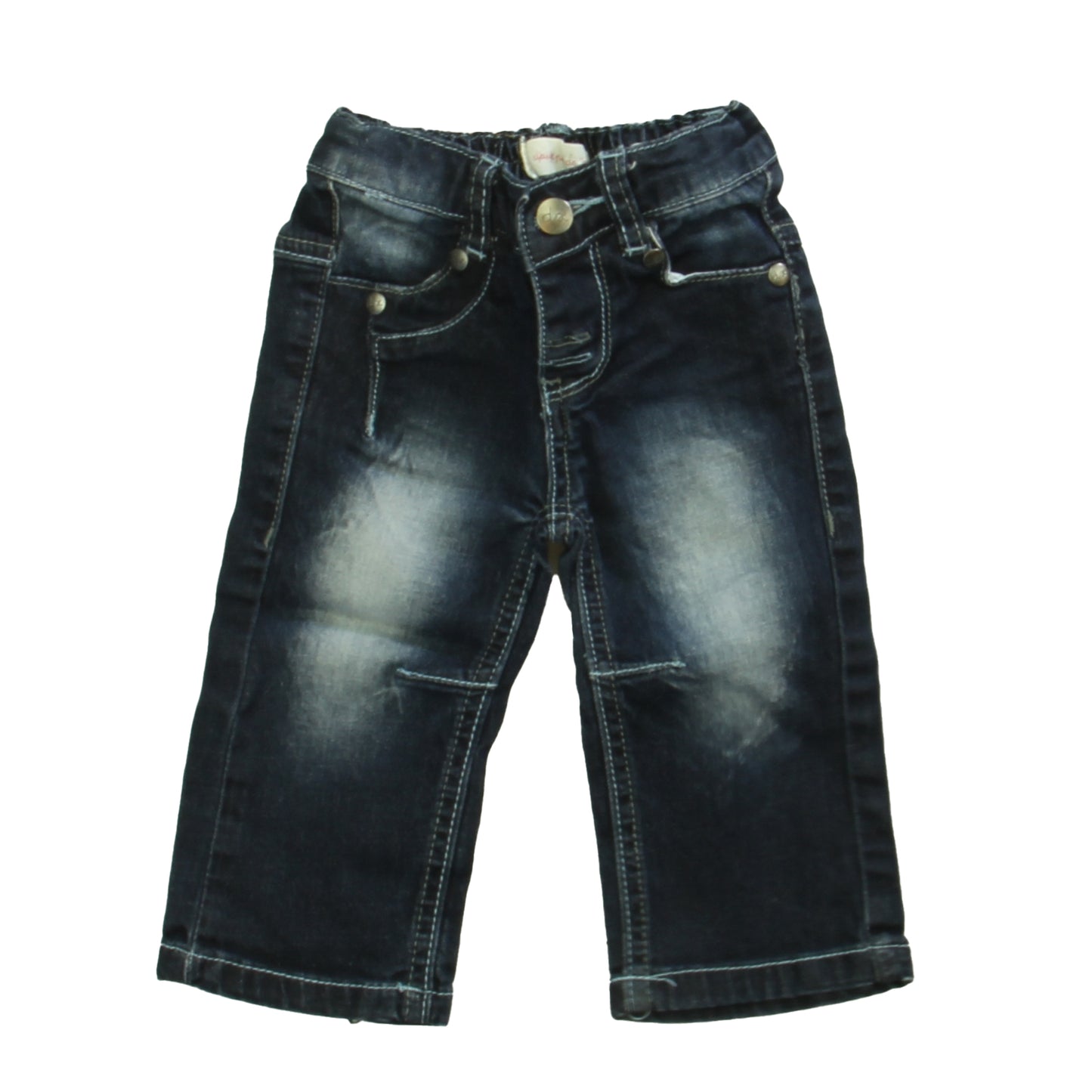 Deux par deux Boys Blue Jeans Size: 12 Months Blue