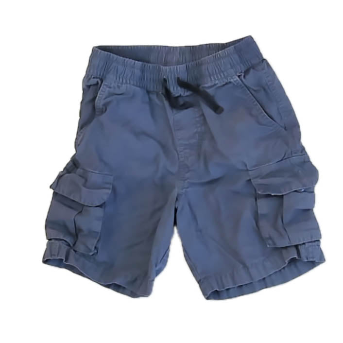 Tea Collection Boys Blue Cargo Shorts Size: 7 Years Blue