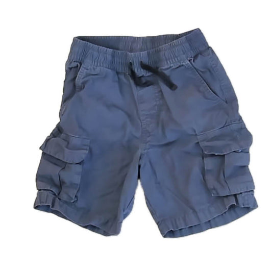 Tea Collection Boys Blue Cargo Shorts Size: 7 Years Blue