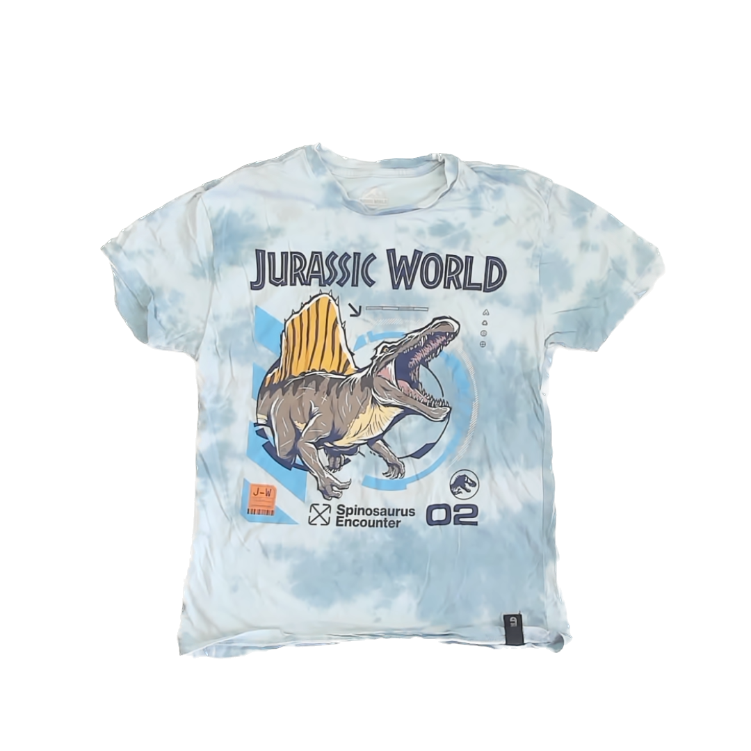 Jurassic Park Boys Blue T-Shirt Size: YLG (14-16 Years) Blue