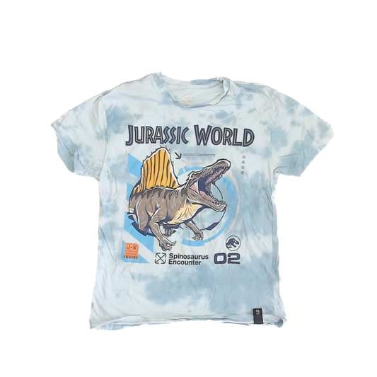 Jurassic Park Boys Blue T-Shirt Size: YLG (14-16 Years) Blue