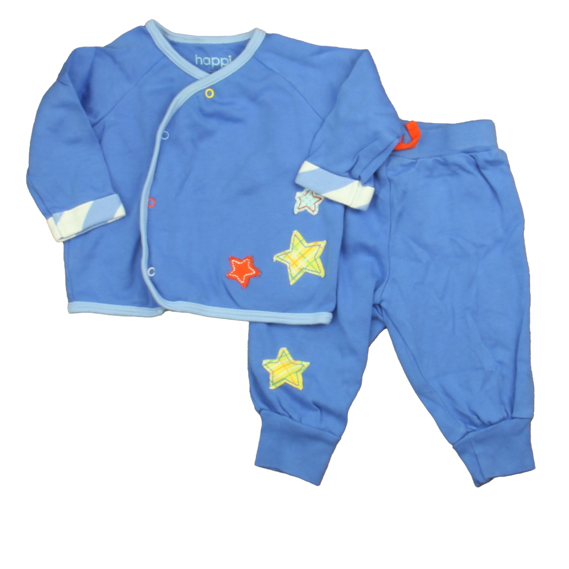 Happi Girls Blue Apparel Sets Size: 3-6 Months Blue