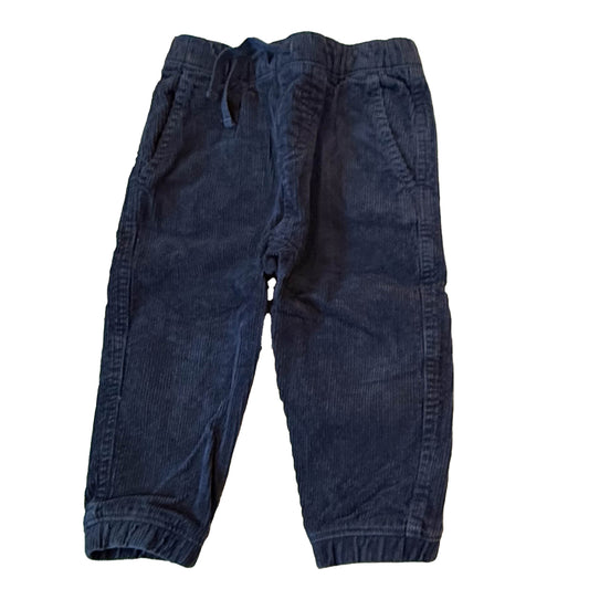 Tea Collection Boys Blue Corduroy Pants Size: 18-24 Months Blue