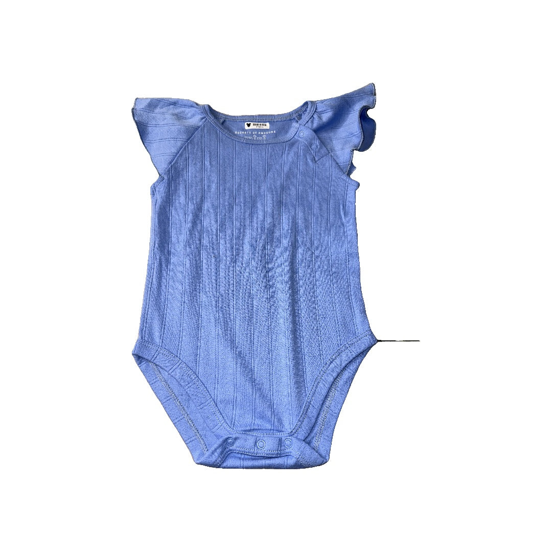 Rockets of Awesome Girls Blue Onesie Size: 18-24 months Blue