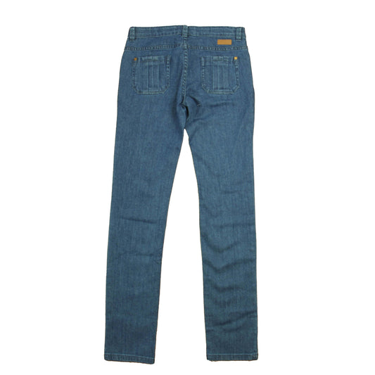 Jacadi Girls Blue Jeans Size: Big Girl Blue