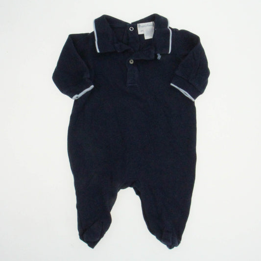 Ralph Lauren Boys Blue Long Sleeve Outfit Size: 6 Months Blue