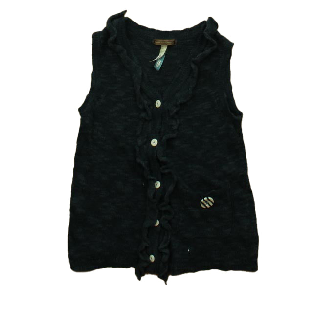 Matilda Jane Girls Blue Sweater Vest Size: 4T Blue