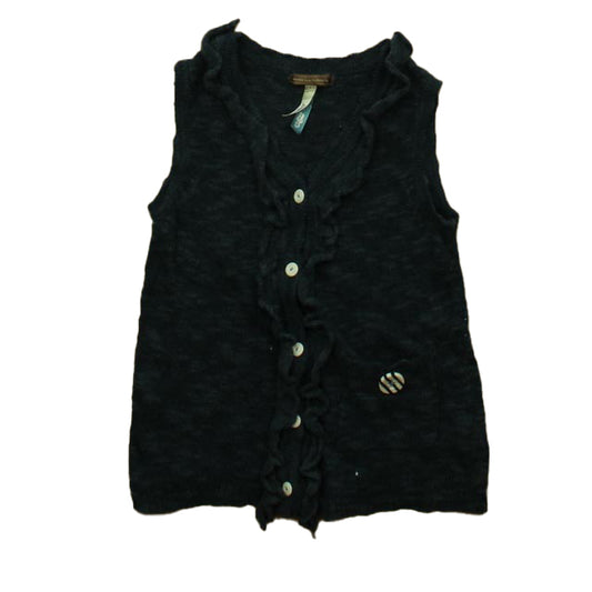 Matilda Jane Girls Blue Sweater Vest Size: 4T Blue