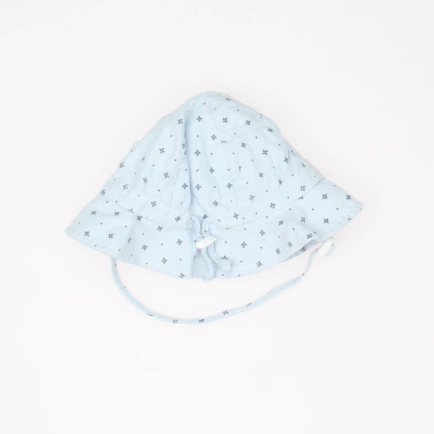 Ami & Li Boys Blue Sun Hat Size: 0-6 Months Blue