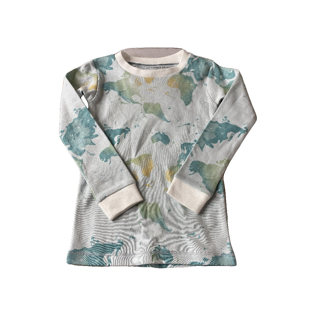 Burt's Bees Unisex Blue Pajamas Size: 3T Blue