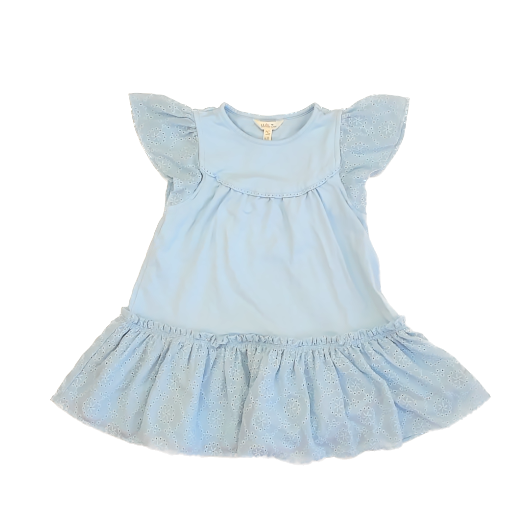 Matilda Jane Girls Blue Dress Size: 6 Years Blue