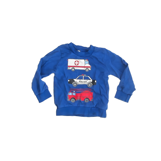 Unknown Boys Blue Sweatshirt Size: 3T Blue