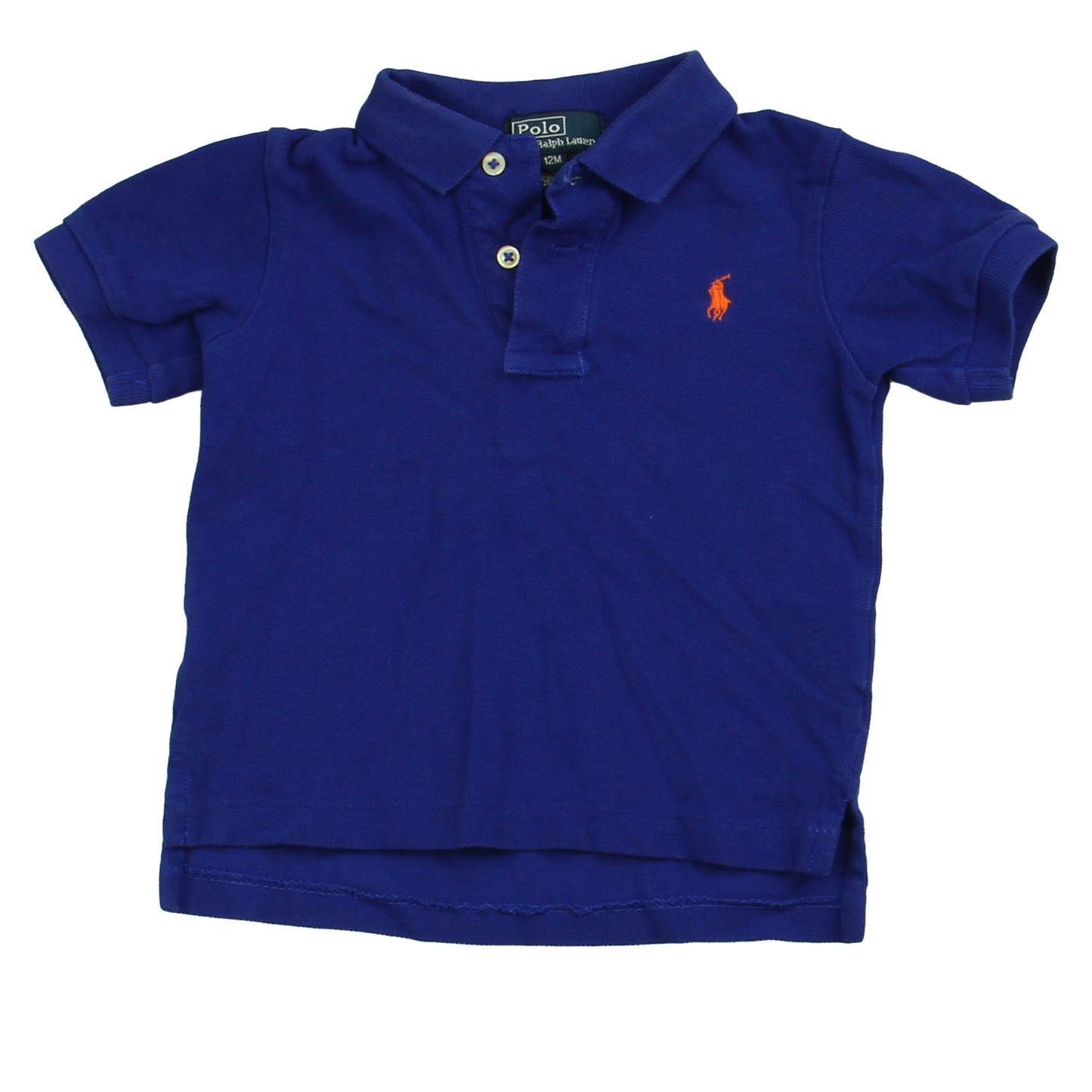 Polo by Ralph Lauren Boys Blue Polo Shirt Size: 12 Months Blue
