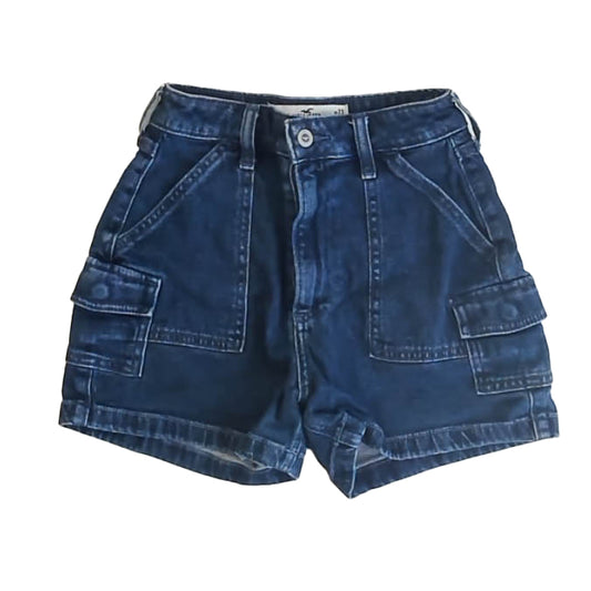 Hollister Girls Blue Jean Shorts Size: Junior 00 Blue