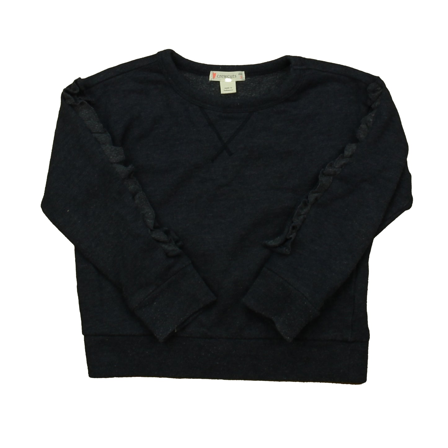 Pre-owned - Fair: Crewcuts Girls Blue Long Sleeve Shirt size: 3T