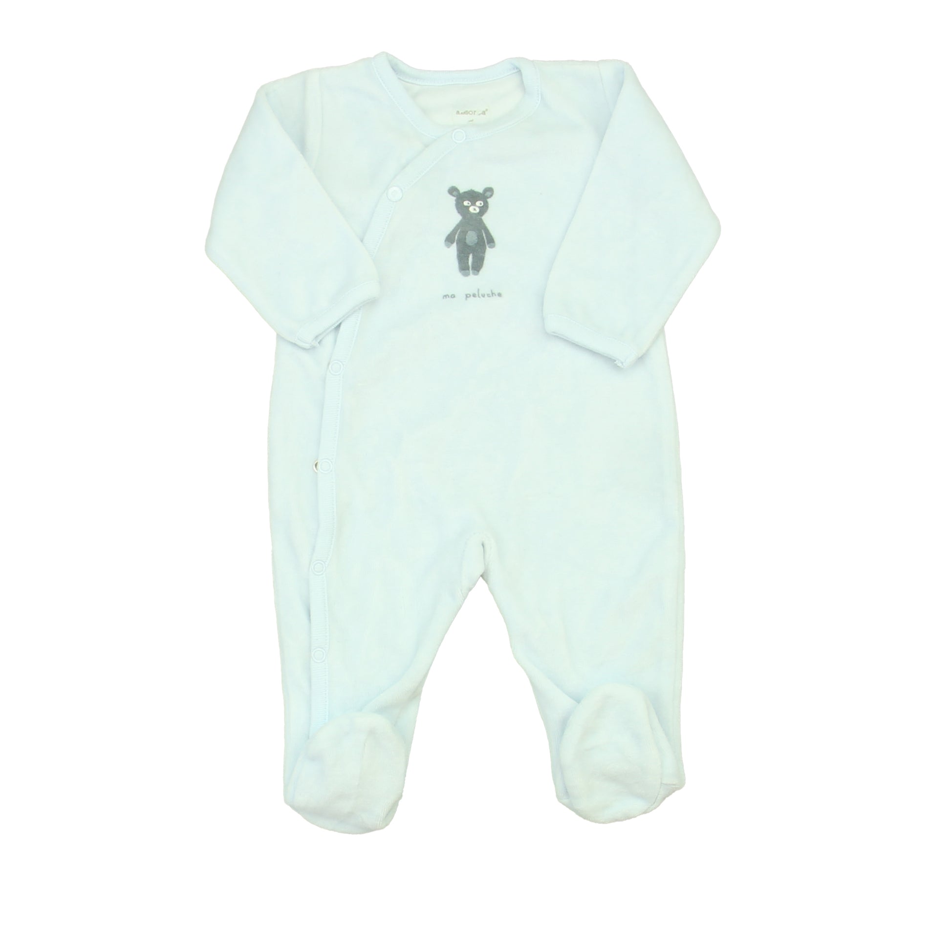 Absorba Boys Blue Long Sleeve Outfit Size: 6-12 Months Blue