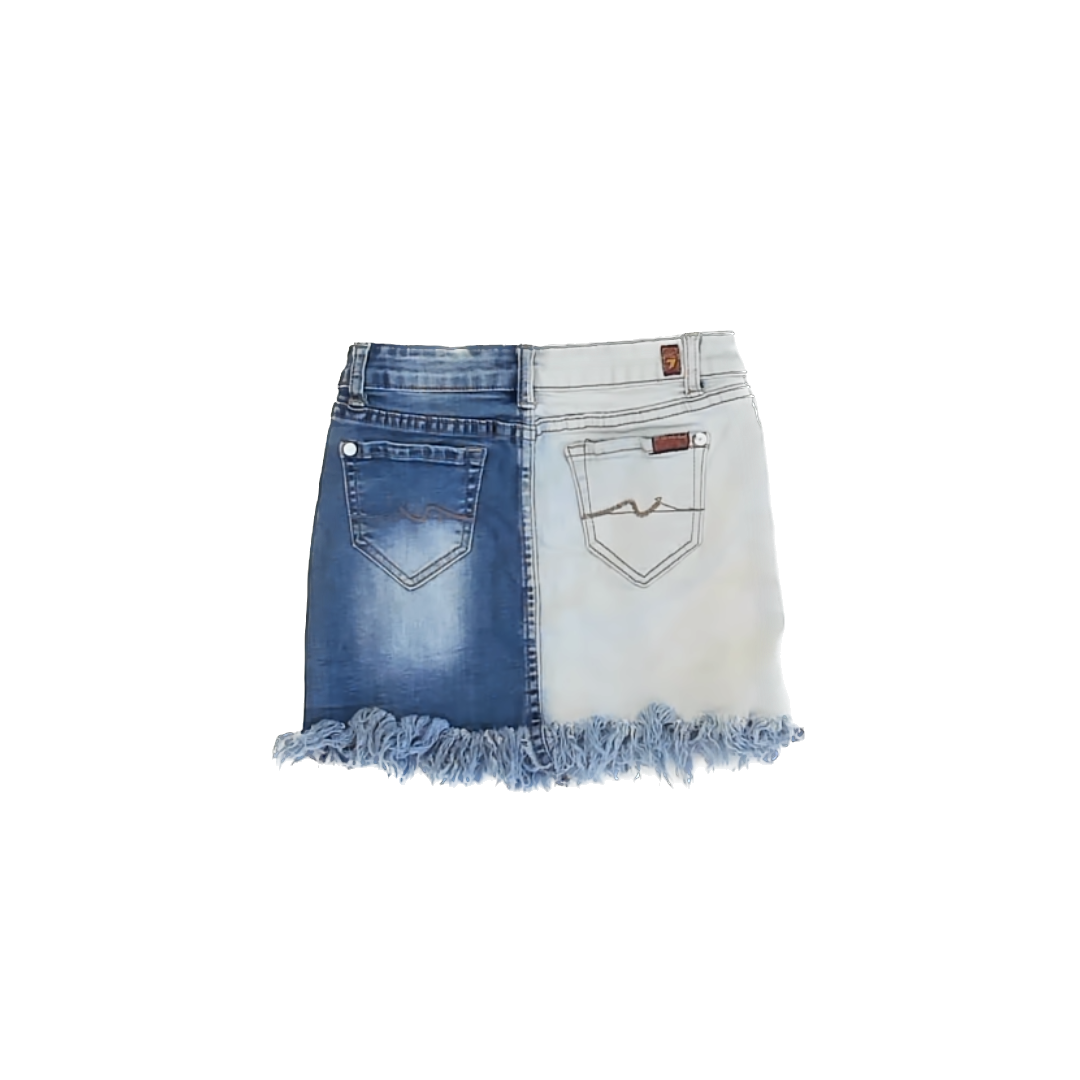 7 for all Mankind Girls Blue Skirt Size: 8 years Blue