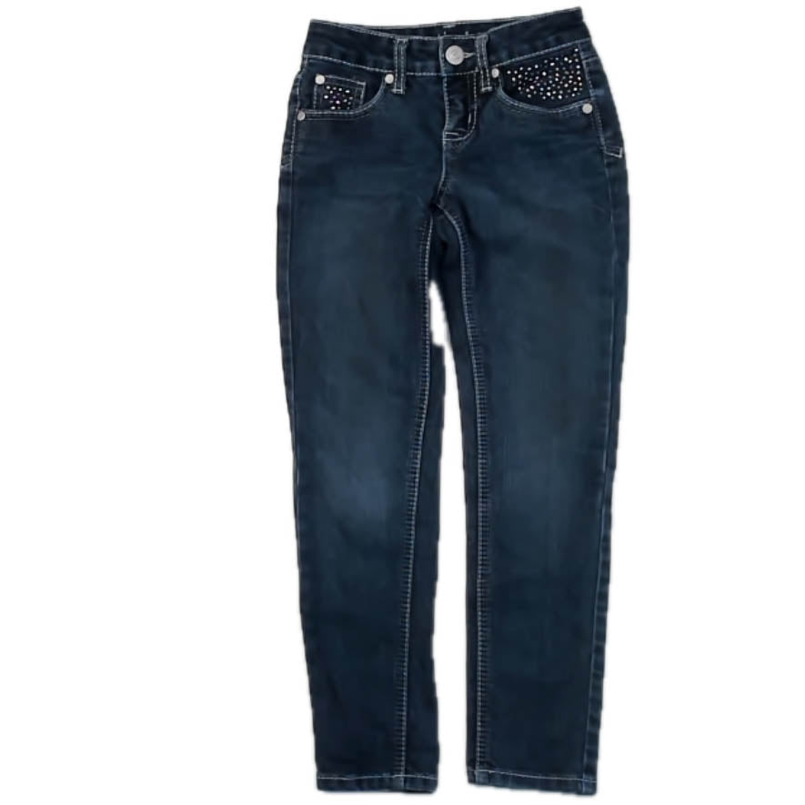 Justice Girls Blue Jeans Size: 7 Years Blue