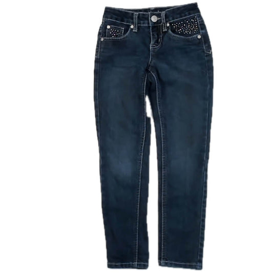 Justice Girls Blue Jeans Size: 7 Years Blue