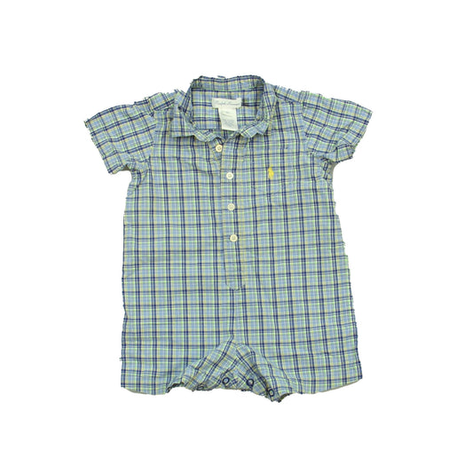 Ralph Lauren Boys Blue Romper Size: 9 Months Blue