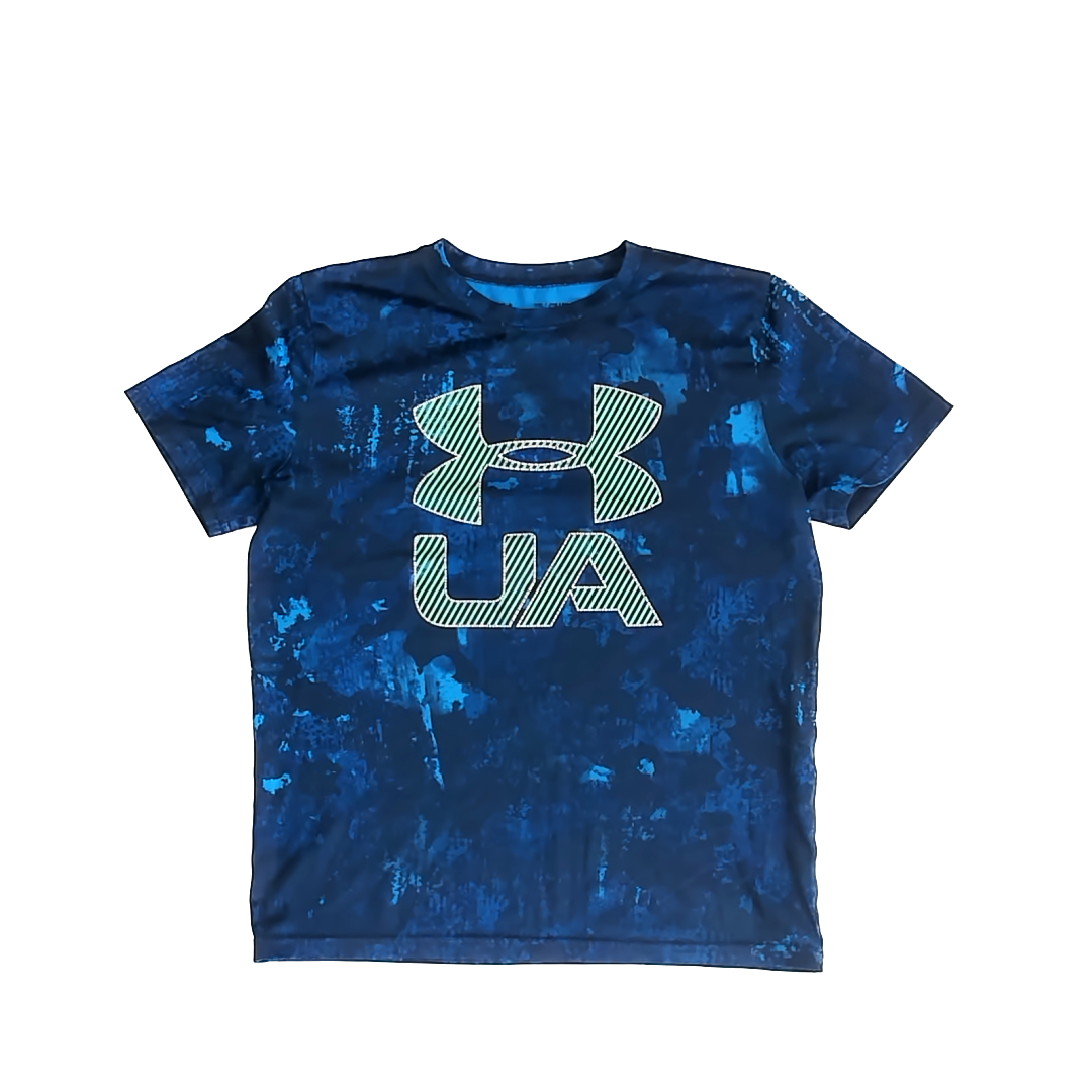 Under Armour Boys Blue Athletic Top Size: YXL 14-16 Years Blue