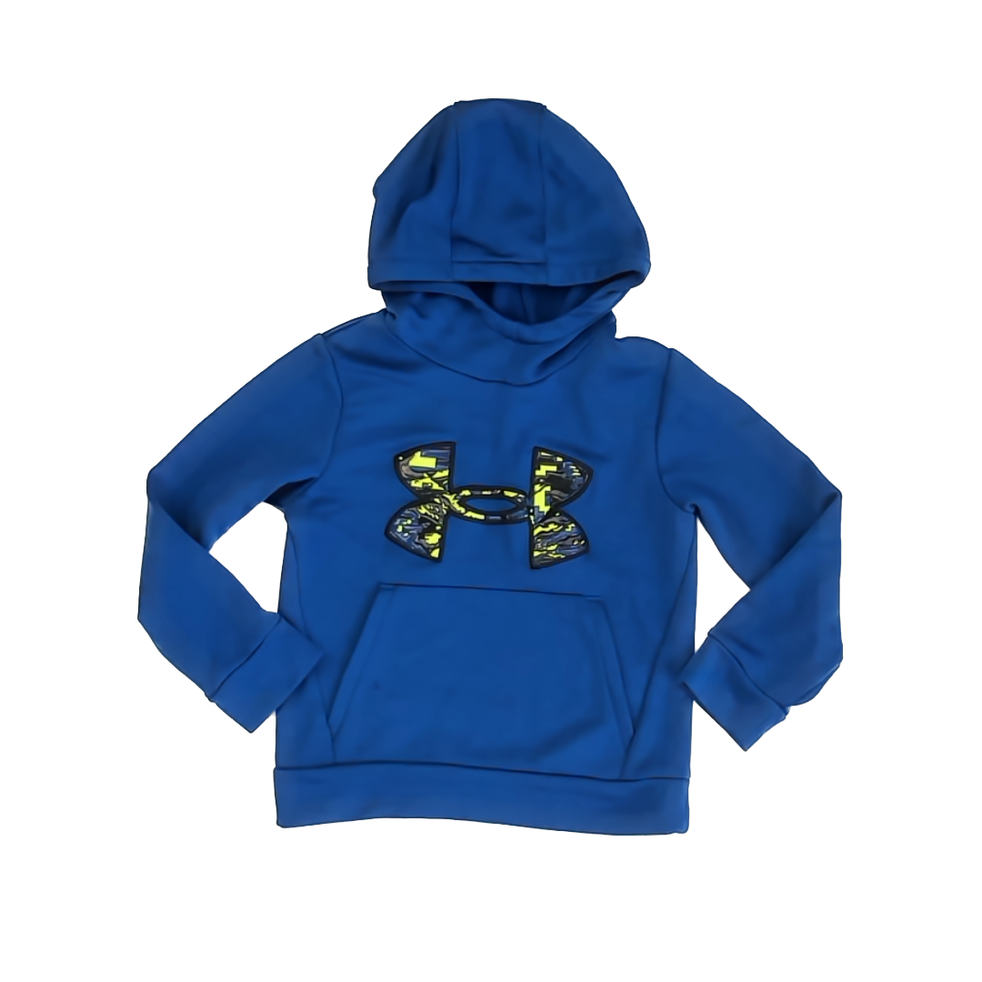 Under Armour Boys Blue Hoodie Size: YXS (6 Years) Blue