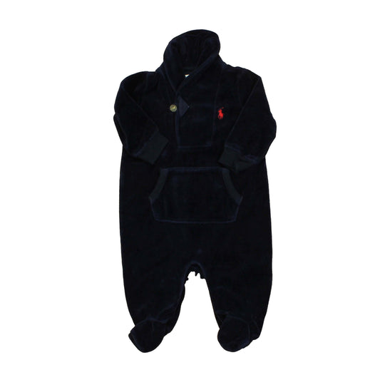 Ralph Lauren Boys Blue Long Sleeve Outfit Size: 3 Months Blue