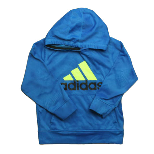 Adidas Boys Blue Hoodie Size: 6 Years