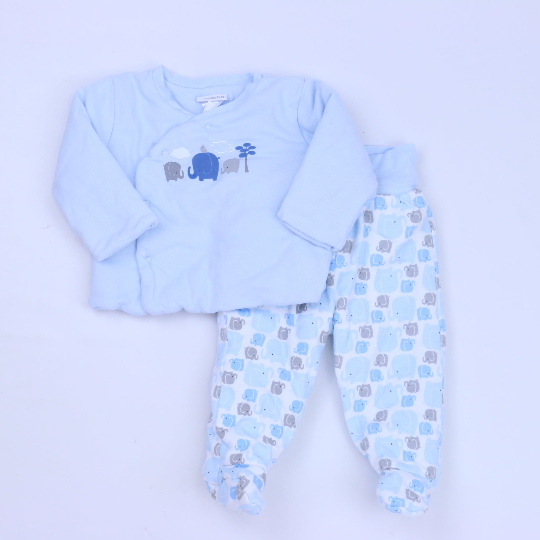 Absorba Boys Blue Apparel Sets Size: 9 Months Blue