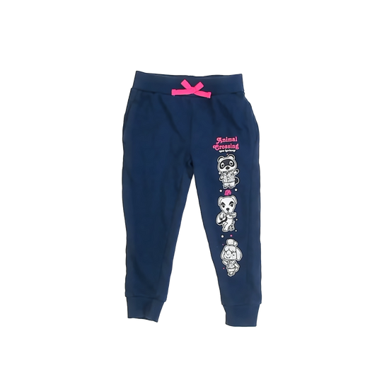 Animal Crossing Girls Blue Casual Pants Size: 4-5T Blue