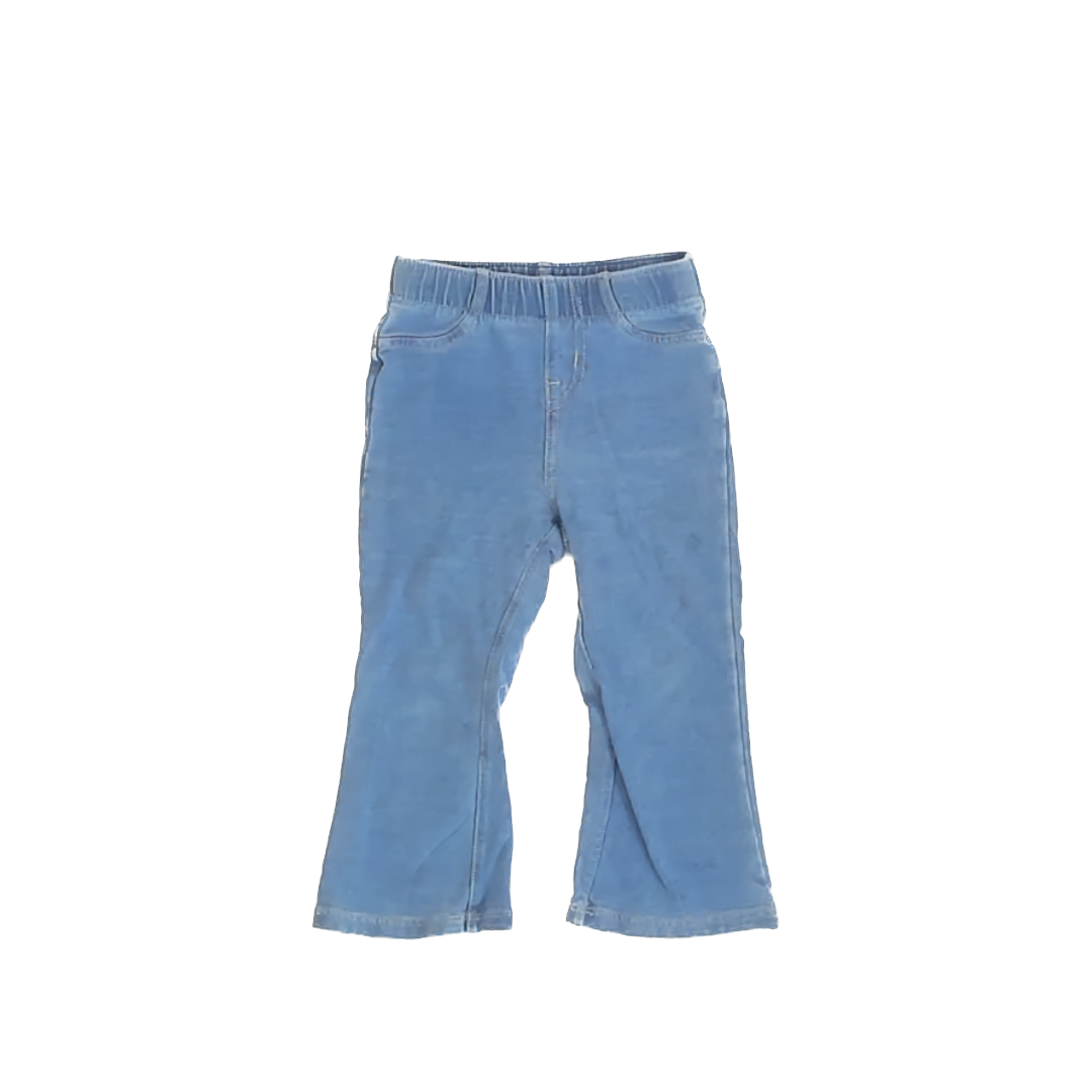 Cat & Jack Girls Blue Jeggings Size: 2T Blue