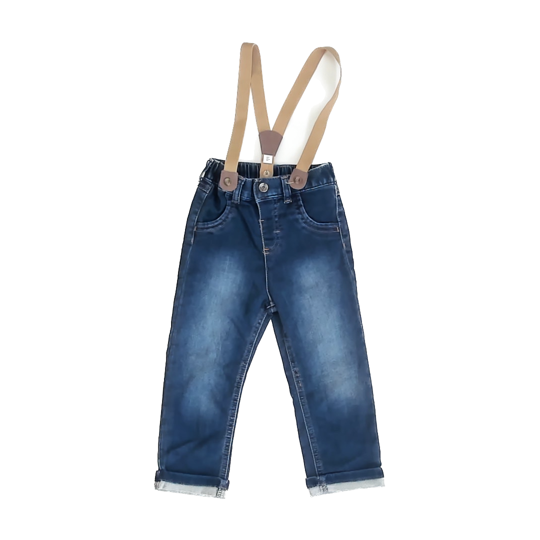 Cat & Jack Boys Blue Jeans Size: 24 Months Blue