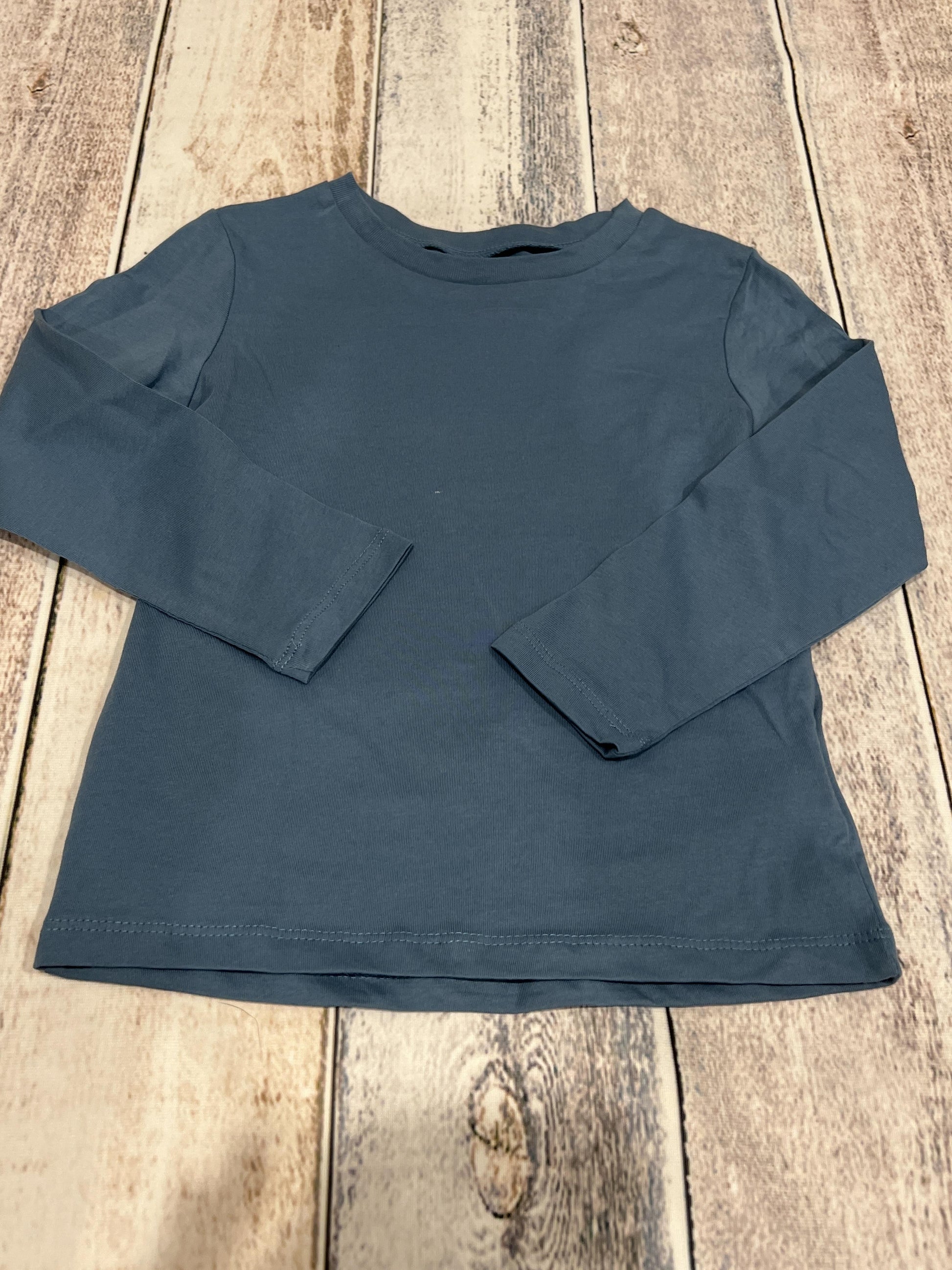 H&M Boys Blue Long Sleeve Shirt Size: 3T Blue
