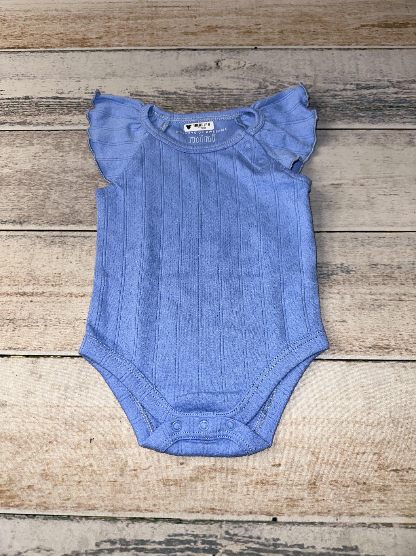 Rockets of Awesome Girls Blue Onesie Size: 3-6 months Blue
