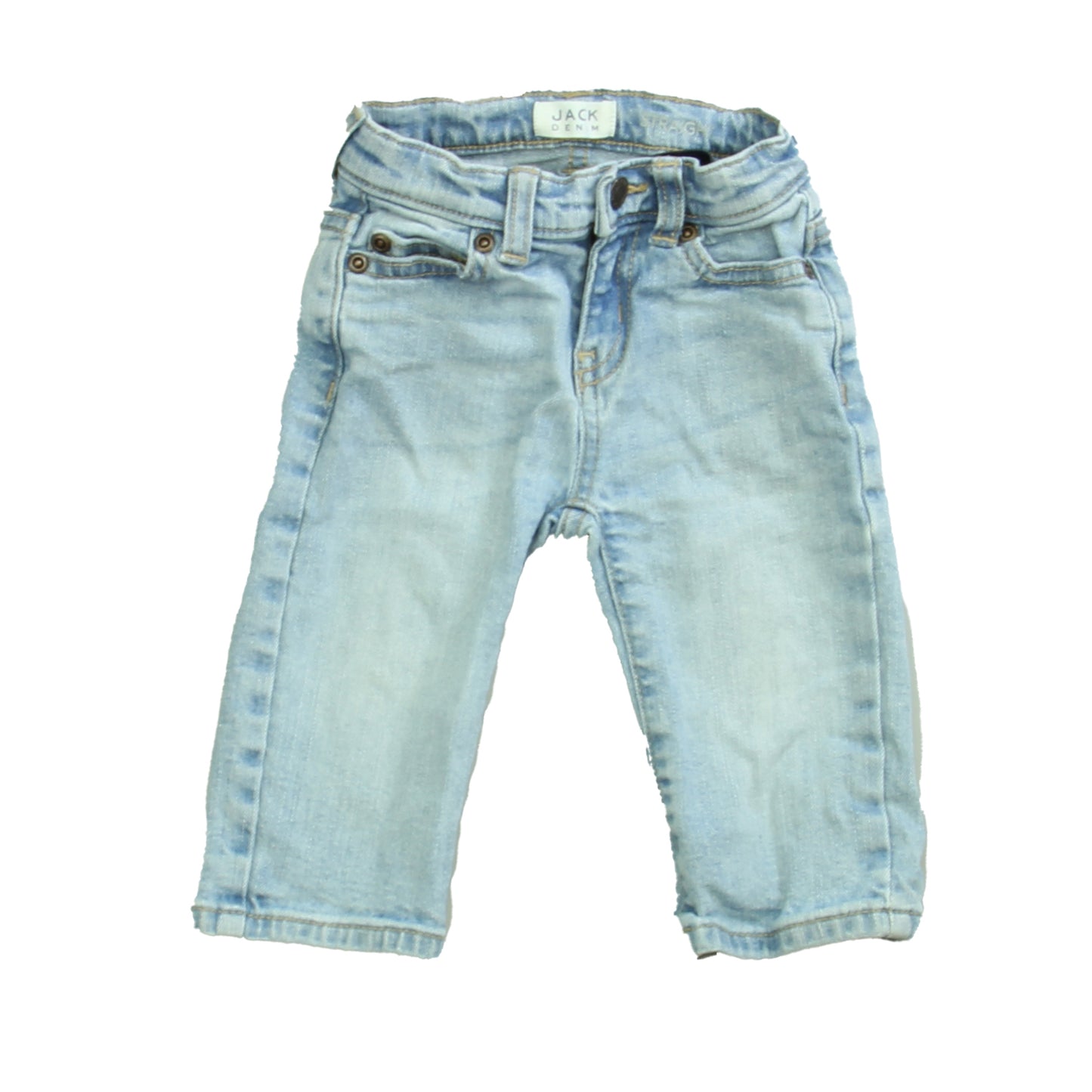 Janie and Jack Boys Blue Jeans Size: 6-12 Months Blue