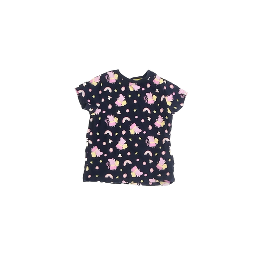 Peppa Pig Girls Blue T-Shirt Size: 2T Blue
